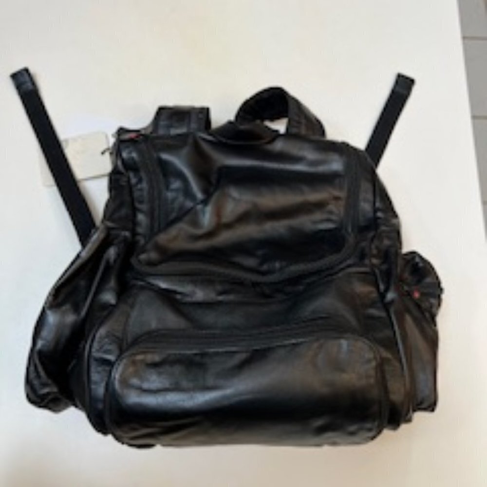 Winn International Leather Backpack Style 5451 - Picture 6 of 16